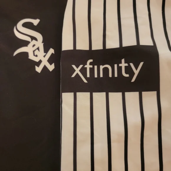 Destroyer Rocks Chicago White Sox 1/4 Zipper Hoodie Windbreaker Pre-Owned - Picture 3 of 6